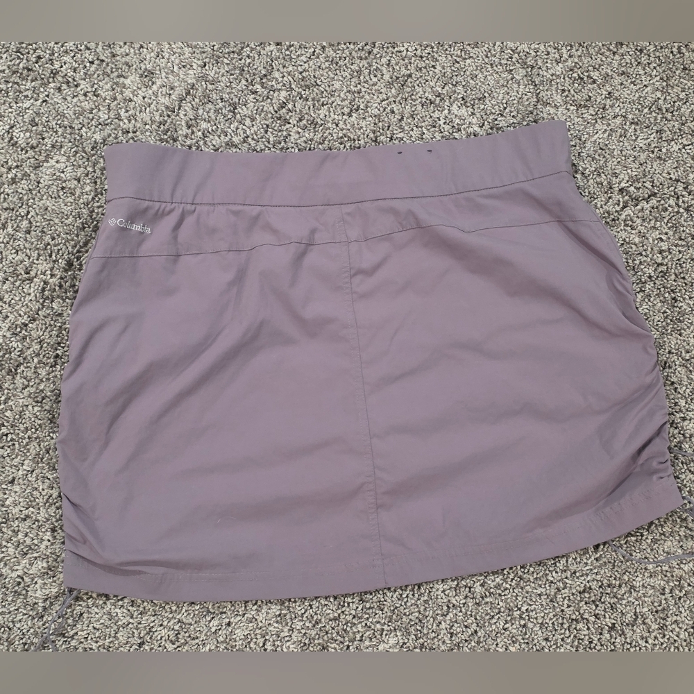 COLUMBIA SPORTSWEAR Dark Purple Casual Anytime Rouched Skort Size XL - Picture 3 of 7